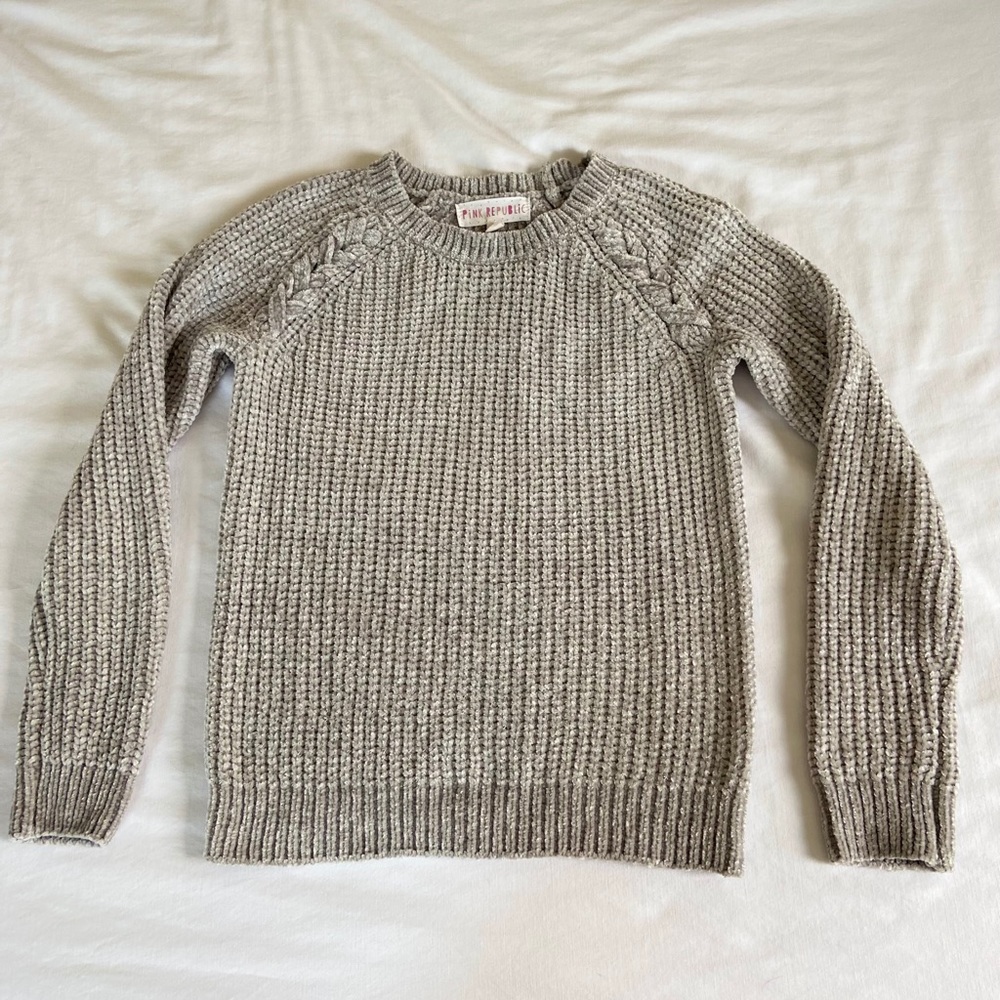 PINK REPUBLIC soft girls sweater size 10/12